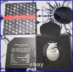 Dragon Egg 10000 Francs CFA 2oz. 999 High Relief /500 Chinese COA Dragon Egg 10000 Francs CFA 2oz. 999 High Relief /500 Chinese COA