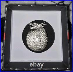 Dragon Egg 10000 Francs CFA 2oz. 999 High Relief /500 Chinese COA Dragon Egg 10000 Francs CFA 2oz. 999 High Relief /500 Chinese COA