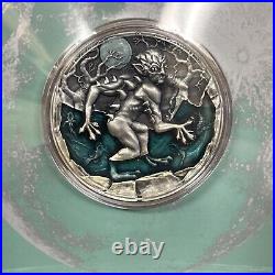 Drowner 2 oz Antique finish Silver Coin 5$ Niue 2022