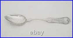 E & D Kinsey Large Coin Silver Spoon 59 Grams Cincinnati, Ohio 1840s