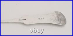 E & D Kinsey Large Coin Silver Spoon 59 Grams Cincinnati, Ohio 1840s