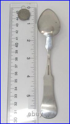 Early 1800s Coin Silver Spoons C. Asmann Erlanger KY Set of 6 MINT Conditon