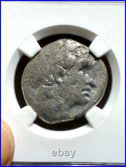 Egypt Cleopatra VII Silver AR Tetradrachm, Ptolemaic Kingdom, 37 BC, NGC-Fine