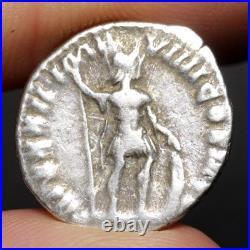 Emperor Marcus Aurelius Denarius 177AD Ancient Roman Empire Silver Coin Mars