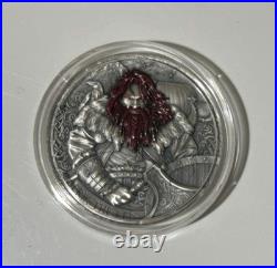 Erik the Red The Way to Valhalla 2 Oz Antique finish Silver Coin Cameroon 2024 Erik the Red The Way to Valhalla 2 Oz Antique finish Silver Coin Cameroon 2024