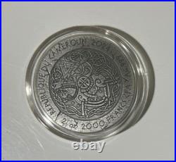 Erik the Red The Way to Valhalla 2 Oz Antique finish Silver Coin Cameroon 2024 Erik the Red The Way to Valhalla 2 Oz Antique finish Silver Coin Cameroon 2024