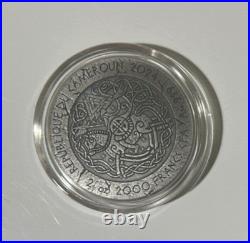 Erik the Red The Way to Valhalla 2 Oz Antique finish Silver Coin Cameroon 2024 Erik the Red The Way to Valhalla 2 Oz Antique finish Silver Coin Cameroon 2024