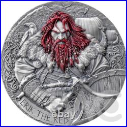 Erik the Red The Way to Valhalla 2 oz Antique finish Silver Coin Cameroon 2024
