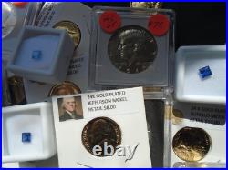 Estate lot Sale US Coins SILVERGOLD, COINS, SAPPHIRES- 10 PC. LOTS-INVEST NOW