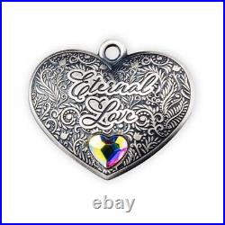Eternal Love Antique finish Silver Coin (Pendant) 1$ Solomon Islands Eternal Love Antique finish Silver Coin (Pendant) 1$ Solomon Islands