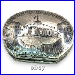 Exquisite Antique French Silver Coin Purse Double Swan Hallmark Ca 1890-1910