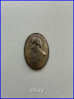 Extremely Rare Coin Silver Col. Or Lt. Col Washington Greys Breastplate 1835