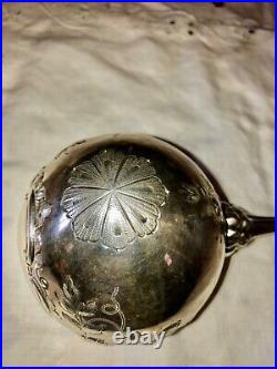 Extremely rare southern coin silver water dipper 1850's old south plantation 13