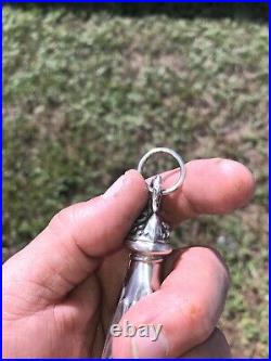 Extremely rare southern coin silver water dipper 1850's old south plantation 13
