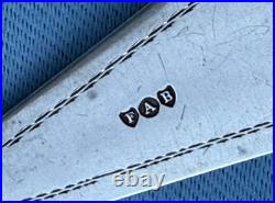 Francis Bunnell Coin Silver Soup Ladle Light Gold Wash No Mono 12 In 116 Gr