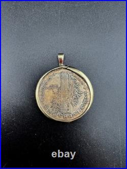 Genuine central Asian Roman Old Silver Coin Antique