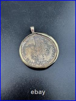 Genuine central Asian Roman Old Silver Coin Antique