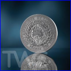 Hades The Great Greek Mythology 2oz Antique finish Silver Coin CFA Cameroon 2025