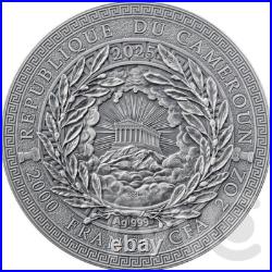 Hecate The Great Greek Mythology 2 oz Antique finish Silver Coin Cameroon 2025