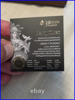 Hera & Juno 2 oz Antique finish Silver Coin 5$ Niue 2022