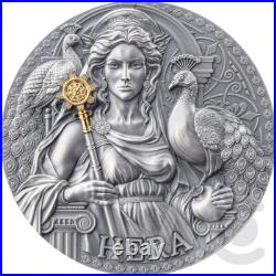 Hera The Great Greek Mythology 3 oz Antique finish Silver Coin CFA Cameroon 2024 Hera The Great Greek Mythology 3 oz Antique finish Silver Coin CFA Cameroon 2024