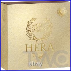 Hera The Great Greek Mythology 3 oz Antique finish Silver Coin CFA Cameroon 2024 Hera The Great Greek Mythology 3 oz Antique finish Silver Coin CFA Cameroon 2024