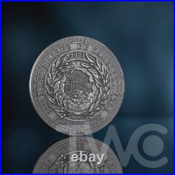 Heracles The Great Greek Mythology 2 oz Antique finish Silver Coin Cameroon 2025 Heracles The Great Greek Mythology 2 oz Antique finish Silver Coin Cameroon 2025