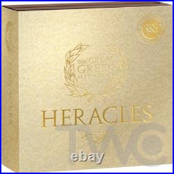 Heracles The Great Greek Mythology 2 oz Antique finish Silver Coin Cameroon 2025 Heracles The Great Greek Mythology 2 oz Antique finish Silver Coin Cameroon 2025
