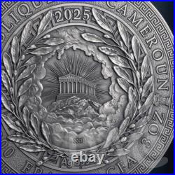 Hestia The Great Greek Mythology 3 oz Antique finish Silver Coin Cameroon 2025 Hestia The Great Greek Mythology 3 oz Antique finish Silver Coin Cameroon 2025