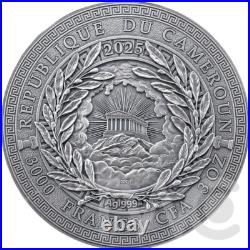 Hestia The Great Greek Mythology 3 oz Antique finish Silver Coin Cameroon 2025 Hestia The Great Greek Mythology 3 oz Antique finish Silver Coin Cameroon 2025