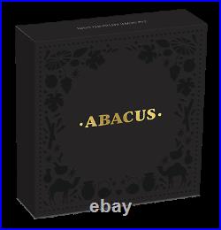 In Stock 2019 ABACUS 2oz. 9999 SILVER $2 ANTIQUED COIN
