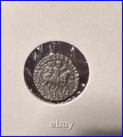 Indo-scythian Silver Drachm Of Azes II Biblical Coins Of The Magi Authentic Rare
