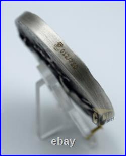 Ivory Coast 2023 Predators Lion 3 oz UltraHigh Relief Antique finish Silver Coin