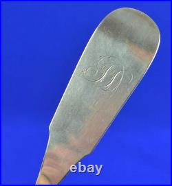 JOHN CURRY PHILADELPHIA c1830's COIN SILVER LADLE SOUP LADLE 13 188.7 GRAMS
