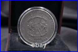 Jesus Nazarenus 2014 Burkina Faso 1,000 Francs Antique Finish 1 oz Silver Coin