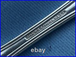 Jones, Low & Ball 3 Coin Silver Forks 1 Dinner, 2 Salad Mono 153 Gr