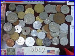 Junk Drawer Lot #1 Morgan Dollar, Antique Silver Coins Sports Cards Estate Sale