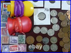 Junk Drawer Lot #2 Morgan Dollar, Antique Silver Coins Sports Cards Estate Sale