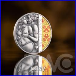 Kama Sutra II Moments of Love 1 oz Antique finish Silver Coin CFA Cameroon 2025 Kama Sutra II Moments of Love 1 oz Antique finish Silver Coin CFA Cameroon 2025