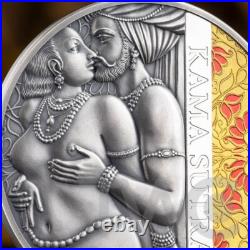 Kama Sutra II Moments of Love 1 oz Antique finish Silver Coin CFA Cameroon 2025 Kama Sutra II Moments of Love 1 oz Antique finish Silver Coin CFA Cameroon 2025