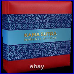 Kama Sutra III Moments of Love 3 oz Antique finish Silver Coin CFA Cameroon 2021