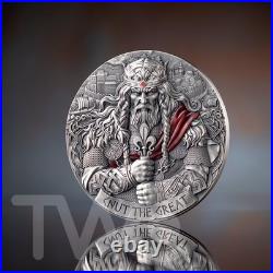 King Cnut the Great The Way to Valhalla 2 oz Silver Coin CFA Cameroon 2025
