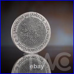 King Cnut the Great The Way to Valhalla 2 oz Silver Coin CFA Cameroon 2025