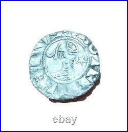 Knights Templar genuine hammered Silver Coin Bohemond III c 1163 -1201 Antioch