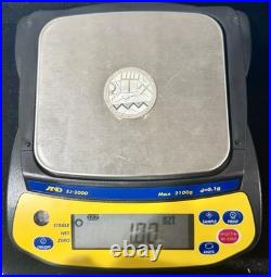 Latvia 1 Lats 2000. Earth. Silver With Certificate In Plastic Capsule And Box