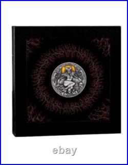 Lilith 2 oz Antique finish Silver Coin 2000 Francs CFA Cameroon 2022