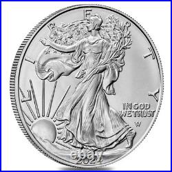 Lot of 10 U. S. Mint 2025 1 oz American Silver Eagle Coin