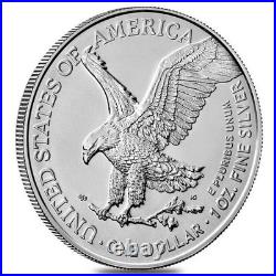 Lot of 10 U. S. Mint 2025 1 oz American Silver Eagle Coin