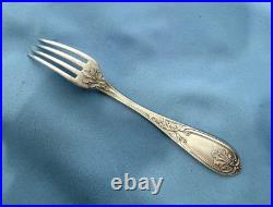 Lot of 3 Forks Sterling & Coin Silver 1 Dinner, 2 Salad Mono 161 Grams
