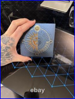 Lucifer Morning Star Dual Essence 2 oz Antique finish Silver Coin Cameroon 2023